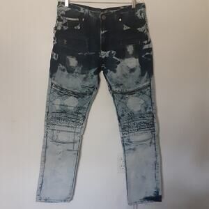 The Heritage By America 1776 Mens Jeans Tag 34x33 Grunge Punk Hip Hop